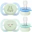 Пустышка Philips Avent Ultra Start 0+ мес. 2 шт. бирюзовая (SCF075/18) - миниатюра 1