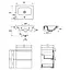 Тумба для ванной комнаты Cersanit Cet В10 с умывальником Moduo 50 см Белый UN509-048 30412 - миниатюра 4