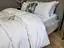 Комплект постельного белья из вареного хлопка белый White, LUXURY Washed - двухспальный - миниатюра 2
