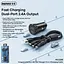 Зарядка авто REAMX Vanguard Series 2.4A Car Charger RCC236 чорний - мініатюра 2
