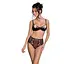 Еротичний комплект із малюнком Passion LOVELIA BIKINI black L/XL - мініатюра 1