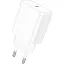 Мережевий зарядний пристрій Borofone BA71A Power single Port PD20W charger білий - мініатюра 1