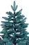 Штучна пухнаста ялинка Еліт (висота 1.20 м) лита (Блакитна) - мініатюра 6