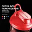 Шейкер спортивний електричний VOLTRX VortexBoost 600 мл Tritan Red (Vortex_Red) - мініатюра 5