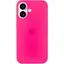 Чохол Silicone Case Full Protective (AA) для Apple iPhone 16 (6.1) Рожевий / Barbie pink - мініатюра 1
