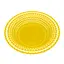 Фруктовниця пластикова кругла тарілка підставка для фруктів Ø 28 см, Господар Жовтий 87874 - мініатюра 5