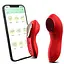 Смарт-вибратор Love Spouse Magnetic клиторальный 11 см для женщин USB 10 режимов красный - миниатюра 4