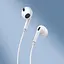 Навушники Baseus Encok Type-C lateral in-ear Wired Earphone C17 White - мініатюра 5