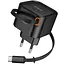 МЗП Hoco C153A Changer With Retractable Cable Type-C PD20W Black - мініатюра 2