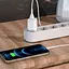 Адаптер сетевой HOCO Lightning Cable Briar dual port charger set N8 2 порта USB 2.4A белый - миниатюра 5