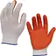 Перчатки рабочие строительные защитные стрейчевые с латексным покрытием, Yu Xin Оранжевый 87053 - миниатюра 1