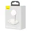 Зарядний пристрій Qi Baseus Swan Magnetic Desktop Bracket Wireless Charger (WXSW-02) білий - мініатюра 3