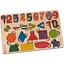 Пазл деревянный Zirka Цифры-фигуры цветные (341780) - миниатюра 1