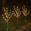 EAMBRITE Светодиодные белые березовые ветки, гирлянды 30 дюймов, 60 л, вставленные в розетку, освещенные ветки ивы - миниатюра 6