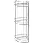 Полиця кутова Ekodeo 3-ярусна Simple хром (L3223) - мініатюра 1