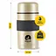 Термос для еды Mountain Goat 1 л Gold (P-5907739315816) - миниатюра 2