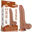 Фалоімітатор Lovetoy Sliding-Skin Dual Layer Dong 8.5'' 22 см (коричневий) - мініатюра 7