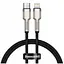 Кабель Baseus Cafule Series Metal Data Cable Type-C to iP PD 20W 0.25m Black - миниатюра 1