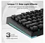 Клавиатура игровая механическая Aula Mechanical F-3032 Black keycaps + 21 Yellow keys KRGD Brown - миниатюра 4