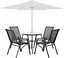 Комплект садових меблів Garden Line Verona-4 круглий стіл Grey - мініатюра 2