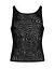 Мужская полупрозрачная майка-борцовка с узором Obsessive T103 tank top черная S/M/L - миниатюра 5