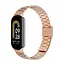 Ремешок для фитнес-браслета Tamister для Xiaomi Mi Band 8 металлический тип В с застежкой розовое золото - миниатюра 2