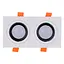 Світильник точковий Brille поворотний HDL-DT 106/2 MR16 36-221 - мініатюра 7