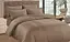 Постельное белье Семья Коричневое комплект для кровати из пододеяльника простыни и двух наволочек - миниатюра 1