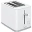 Тостер Tefal SENSE 850Вт пластик+нерж LED дисплей білий - мініатюра 1