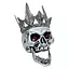 Череп King з рухливою щелепою - мініатюра 1