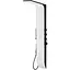 Душова панель Corsan Duo black white з термостатом A777TWHBL, Білий - мініатюра 1