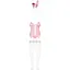 Эротический костюм зайки Obsessive Bunny suit 4 pcs costume pink S/M - миниатюра 5