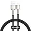 Кабель Baseus Cafule Series Metal Data Cable USB to Lightning 2.4A 0.25m Black (CALJK-01) - мініатюра 1
