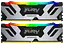 Оперативная память Kingston Fury 32GB (2x16GB) DDR5 6400MHz Renegade RGB Silver (KF564C32RSAK2-32) - миниатюра 1