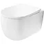 Подвесной унитаз Rea Eddy N Tornado Rimless white REA-C6560, Белый - миниатюра 1