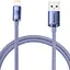 Кабель Baseus Crystal Shine Series Lightning 2.4A (1.2m) purple (CAJY000005) - мініатюра 1