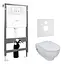 Комплект инсталляция 4 в 1 Volle Master Evo 212010 + унитаз Volle Virgo Rimless 13-23-455 с сидением Soft Close, Белый - миниатюра 1