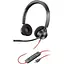 Наушники Plantronics гарнитура профессиональная специализированная Blackwire С3320 USB-С подключение (213935-01) - миниатюра 1