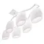 Люстра стельова Brille E27 60W WH (BR-01462C/6) - мініатюра 2