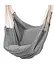 Підвісне крісло гамак бразильський стілець Heckermann + 2 подушки Gray - мініатюра 4