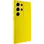 Чехол TPU Getman Liquid Silk Full Camera для Samsung Galaxy S24 Ultra Желтый/Flash - миниатюра 2