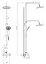 Душова система Topaz Barts TB 07702-H36, Хром - мініатюра 2