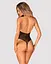 Бодистокинг с крупными ячейками и открытой спиной Obsessive B119 teddy халтер S/M/L - миниатюра 2