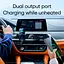 Адаптер автомобильный JOYROOM Mini dual-port ring-pull fast car charger C-A45 1USB и 1Type-c 5A20W - миниатюра 4