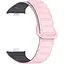 Ремінець DK CDK для Xiaomi Mi Smart Band 9 Pro Silicone Shaped Magnetic Band (018838) (pink / grey) - мініатюра 1