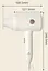 Фен для волосся Enchen Hair Dryer Air 7 з потужним двигуном і функцією іонізації 1800 Вт Бежевий - мініатюра 2