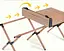 Раскладной стол SpringFun L 120×60×45 см кемпинговый портативный стол для туризма - миниатюра 4