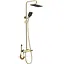 Душова система Rea Rob gold з термостатом та виливом REA-P6625, Золотий - мініатюра 1