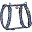 Шлея для собак Waudog Nylon анатомічна H-подібна з QR-паспортом, малюнок "Інжир", пластиковий фастекс, M - мініатюра 1