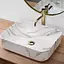 Умивальник Rea Demi aiax накладний мармур REA-U4100, Мармур - мініатюра 3